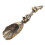 Teaspoon Scoop For Tea Copper 1pcs 5.11x1.38x1.38 Inch 3