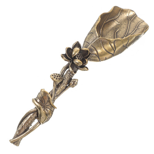 Teaspoon Scoop For Tea Copper 1pcs 5.11x1.38x1.38 Inch 1