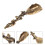 Teaspoon Scoop For Tea Copper 1pcs 5.11x1.38x1.38 Inch 6