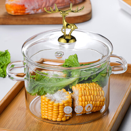 Simmer Pot Borosilicate Noodle Pot 1set 2