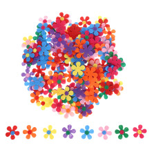 Durable Felt Flowers Assorted Colors Easy To Use For Crafting
