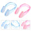 Nose Clip Pink Pc 4pcs 1.4x0.8x0.6in 5