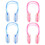 Nose Clip Pink Pc 4pcs 1.4x0.8x0.6in 3