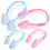 Nose Clip Pink Pc 4pcs 1.4x0.8x0.6in 1