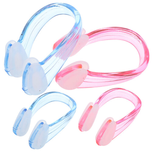 Nose Clip Pink Pc 4pcs 1.4x0.8x0.6in