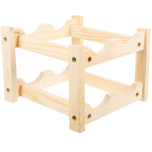 Unbranded Wooden Wine Bottle Rack Display Stand Storage Holder