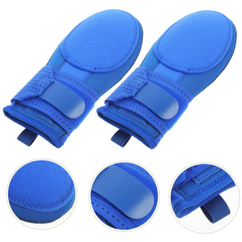 Sliding Gloves For Baseball Waterproof Blue Youth Medium 1set 2