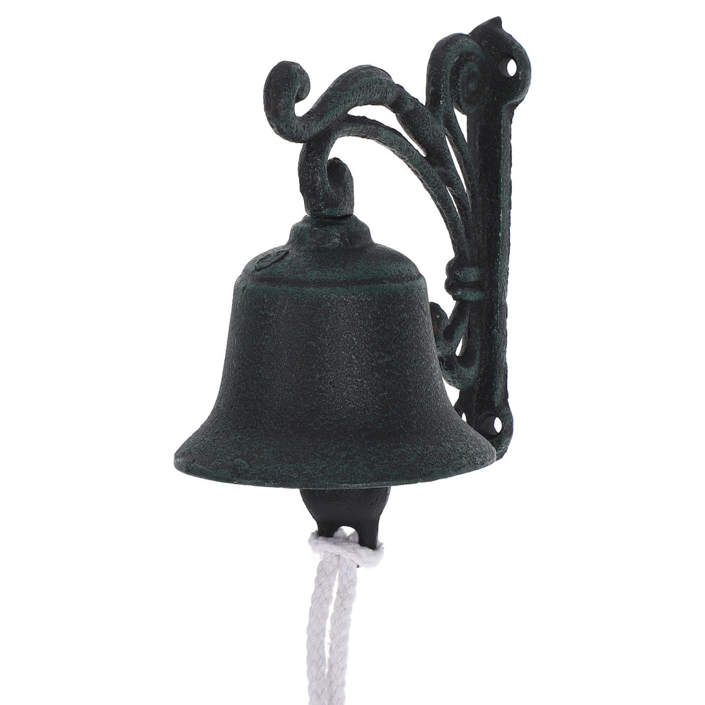 Rustic Iron Wall Bell Ringing Decorative Item Farmhouse 1Pack 3163543875638