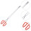 1Pièces Pince Tri Déchets Argentée Inox Simple À Utiliser 9