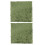 2set Artificial Grass Rug Cotton Green Comfortable Pet Care 10