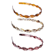 3Stk Sportliche Resin Haarbänder, Bequem Und Hautfreundlich