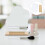 Wooden Acrylic Portable Desk Makeup Vanity Decor 6