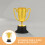 Trophy Cup Golden 6pcs 3.2x2.2x1.8in 7