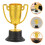 Trophy Cup Golden 6pcs 3.2x2.2x1.8in 11
