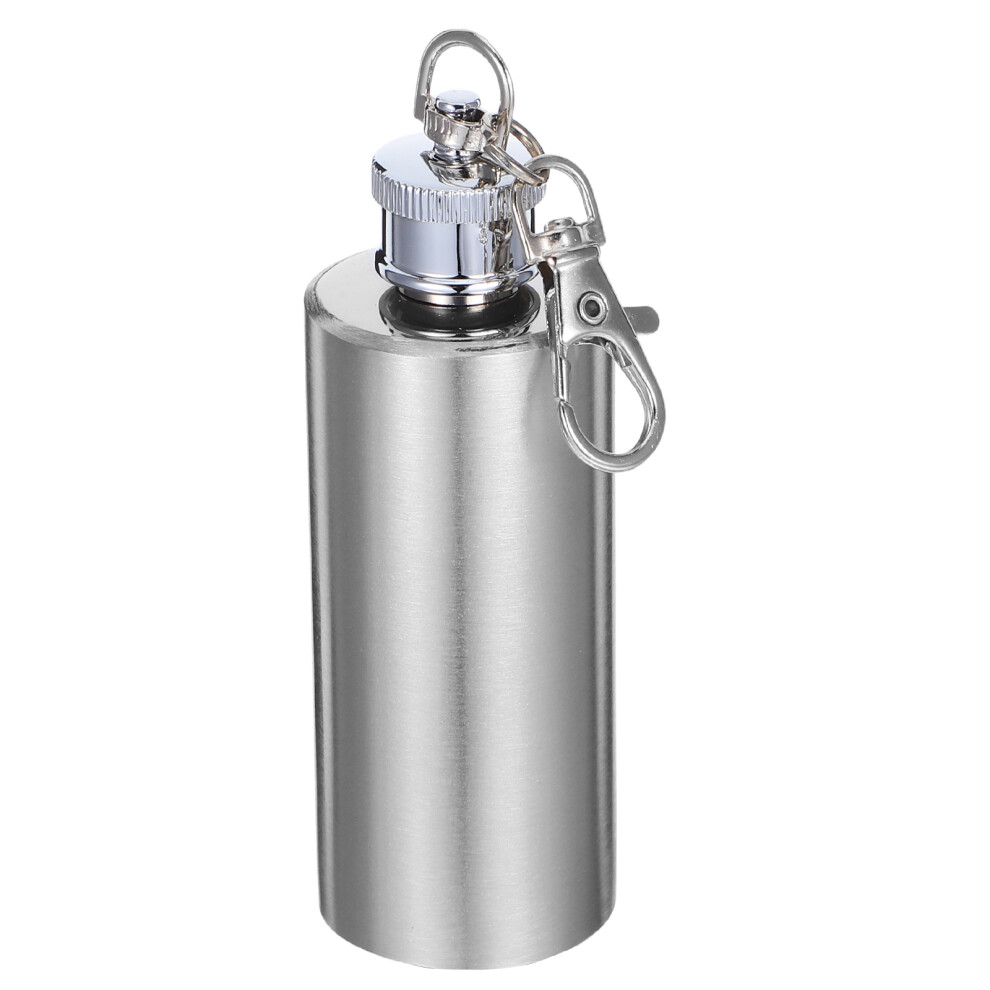 Camping Wine Flask Keychain Silver 1pack-image-OPC-PK8J97M-NEW