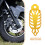 Fork Cover Motorcycle Suspension Guard Golden 1 Pair 10