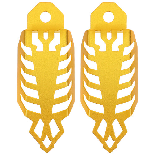 Fork Cover Motorcycle Suspension Guard Golden 1 Pair