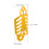 Fork Cover Motorcycle Suspension Guard Golden 1 Pair 3