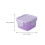 Food Storage Containers Purple 4pcs 2x2in 6