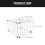 1pcs White Iron Pet Cage Foldable Prevent Escaping Home Use 11