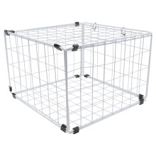 1pcs White Iron Pet Cage Foldable Prevent Escaping Home Use
