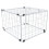1pcs White Iron Pet Cage Foldable Prevent Escaping Home Use 1