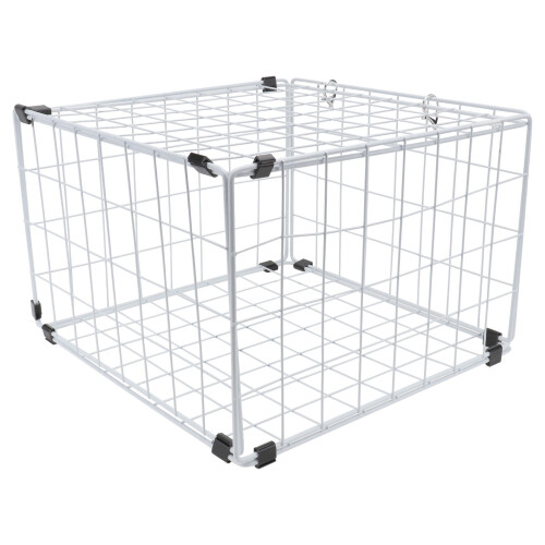 1pcs White Iron Pet Cage Foldable Prevent Escaping Home Use