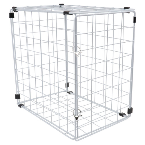 1pcs White Iron Pet Cage Foldable Prevent Escaping Home Use 2