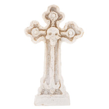 2 Pcs Grave Stone Decorations For Cemetery Tombstones Beige