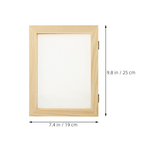 Papermaking Diy Paper Making Mould Pine Wood 2pcs 1