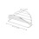 Stainless Steel Taco Racks Silver Multifunctional For Home 2pcs 2