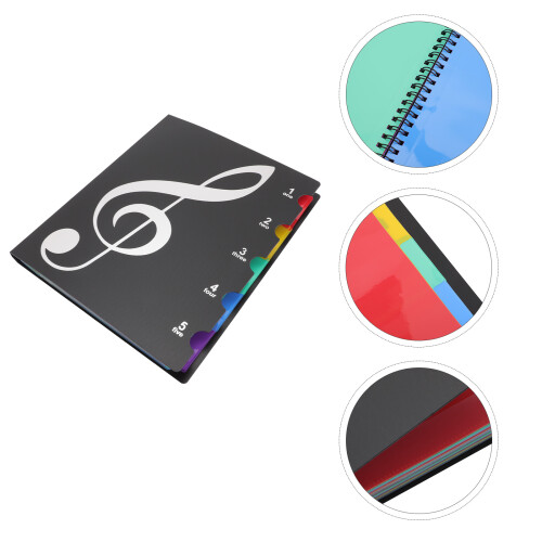 Masteelf Binder Folders Book Instrument Player Creative 2