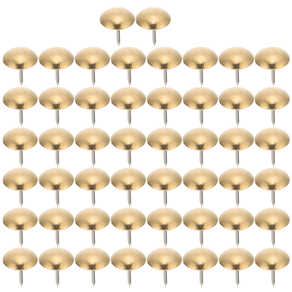 Interior Decoration Nails Golden Copper 50Pcs 1.65X1.10x1.10cm 3163543892291