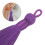 20Pièces Pompons Violets Longs Pour Bracelets, Porte-Clés, Boucles 7