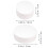 Round Foam Cake Dummies White For Decoration -  2pcs 2