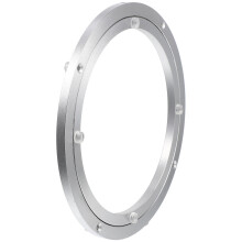 Hardware Aluminum Alloy Turntable Glass 1set 25x25cm
