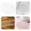 Reusable Clear Acrylic Round Cake Board Sturdy Cake Display Base 10