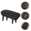 Coussin Arrière Noir PU Mousse Pour Siège Confort Sécurisé 11