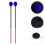 Raindrops Xylophone Mallet Cotton Thread 2set 17x1.4x1.4in 4
