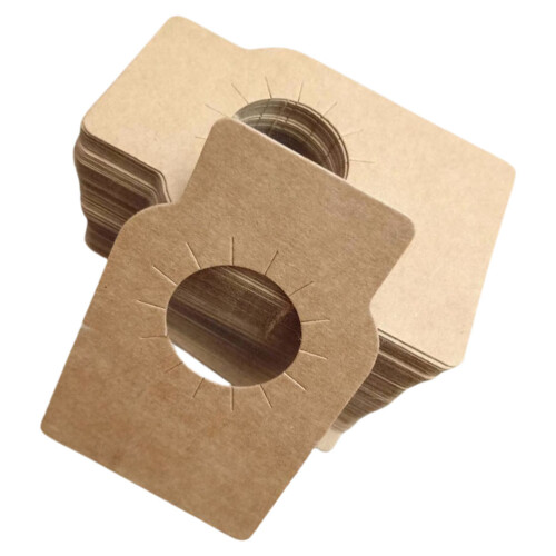 200pcs Bottles Labels Light Brown Paper For Home Use