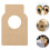 200pcs Bottles Labels Light Brown Paper For Home Use 8