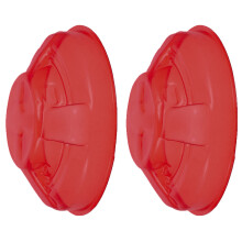 2 Pcs Detector Protective Cover Building Kitchen Alarm Protector