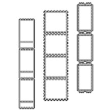 ensemble de matrices de découpe pour tampons faits