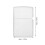 2 Pcs Large Plastic Case Portable Smoke Lighter Transparent 2