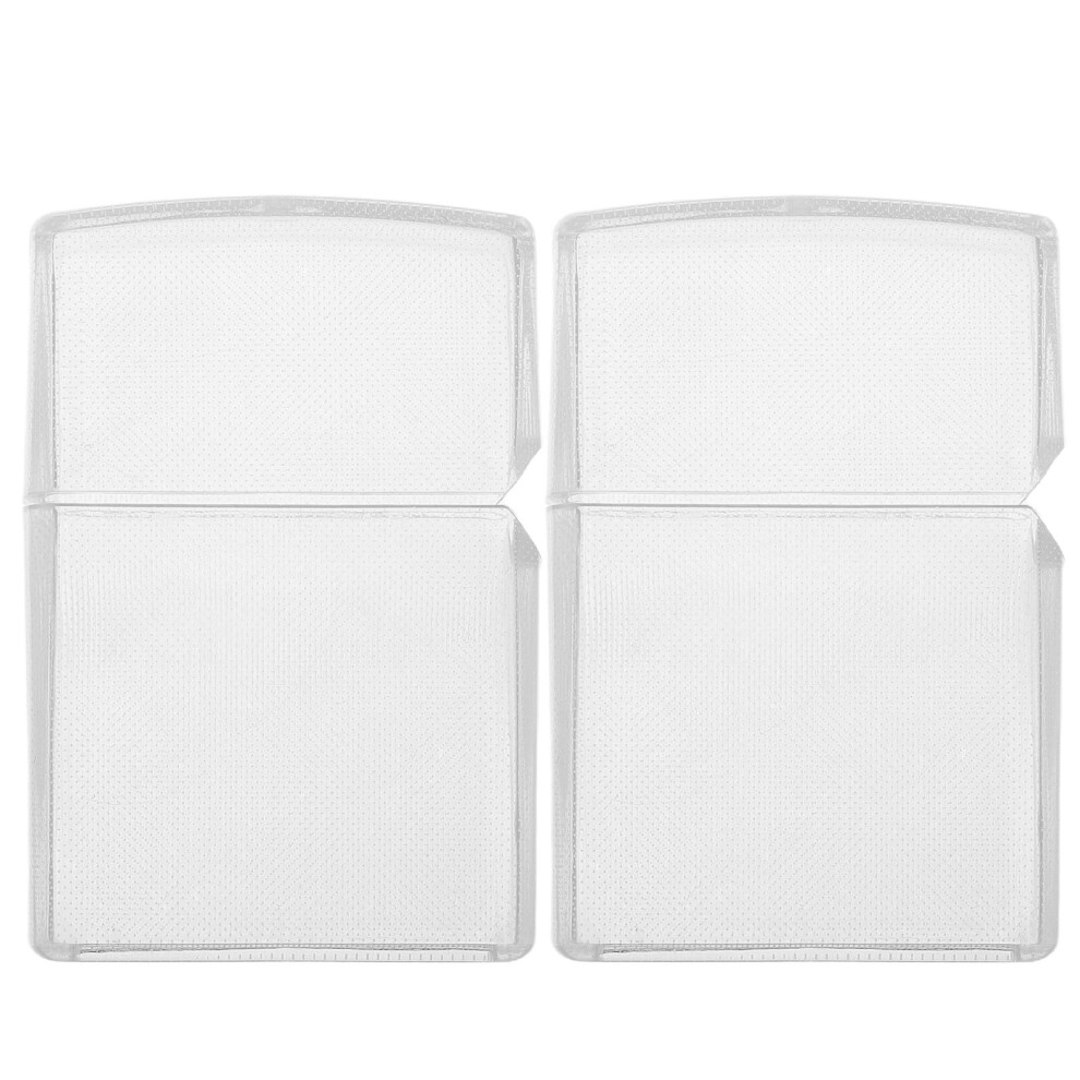 Aboofan 2 Pcs Large Plastic Case Portable Smoke Lighter Transparent