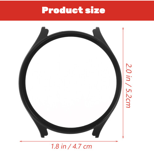 Black Pc Tempered Glass Watch5 Screen Protector 2pcs 1