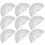 10 Pcs Protractor Office Supply 180 Degrees Student 10