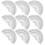 10 Pcs Protractor Office Supply 180 Degrees Student 9