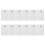 12pack Pvc Id Cards White Blank Cards For Lots 8