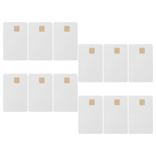 12pack Pvc Id Cards White Blank Cards For Lots